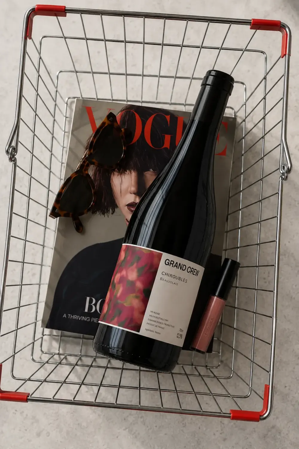 Gamay in a retail cart, concept work