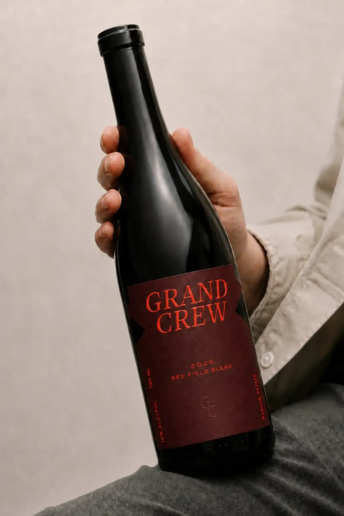 Red blend carried into an everyday occasion, concept work