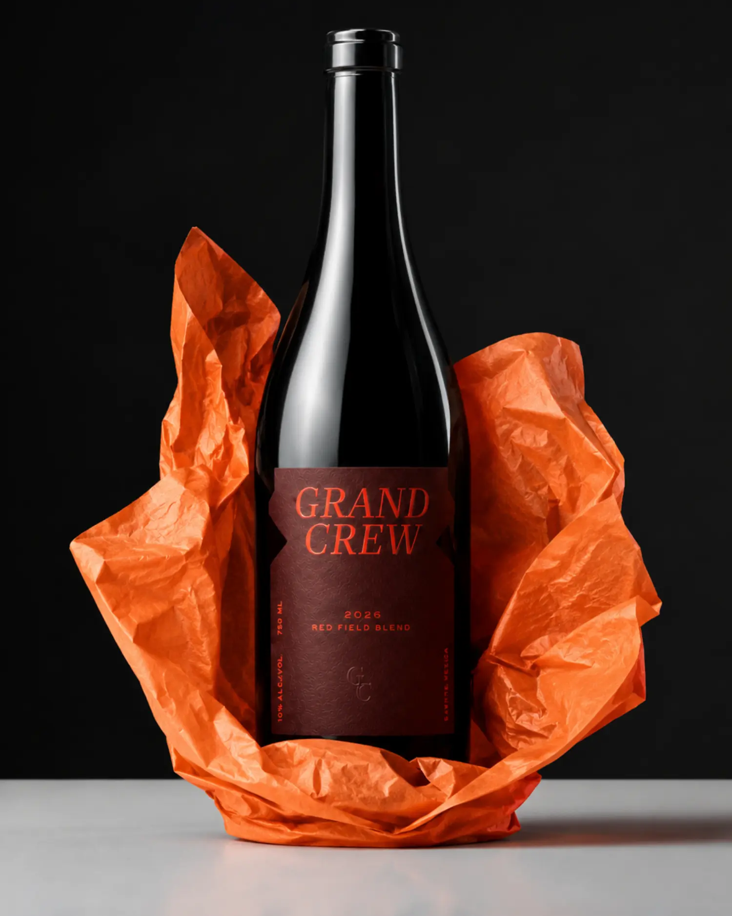 Grand Crew Red Blend product presentation