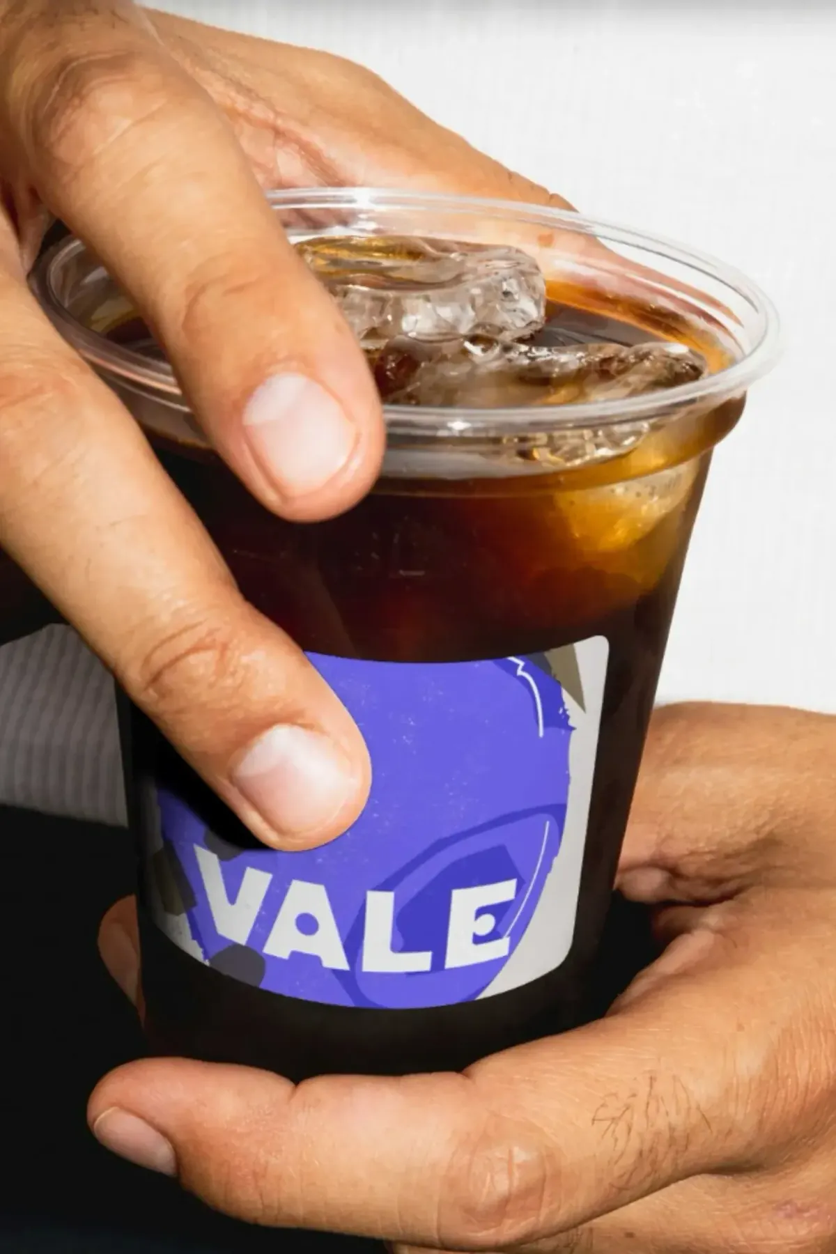 An iced drink designed around a specific consumption moment