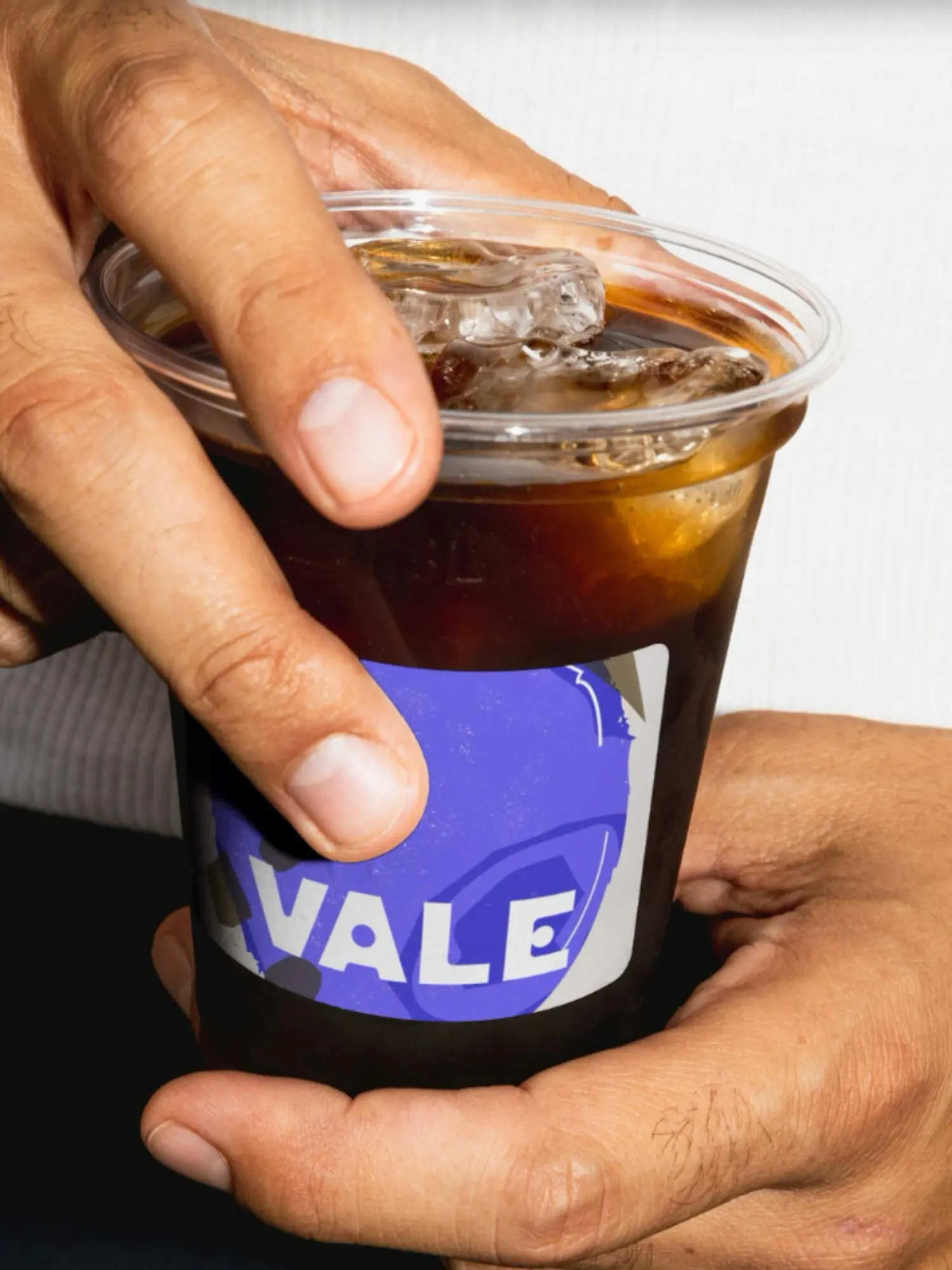 An iced drink designed around a specific consumption moment